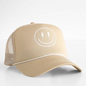 Lightning Smiley trucker hat
